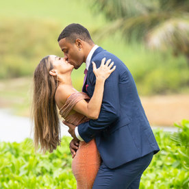 Juliana Pasquarosa and Grant Ellis in the season finale of "The Bachelor"