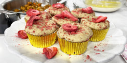 Sabrina Rudin's Tempeh Bolognese & Strawberry Swirl Muffins